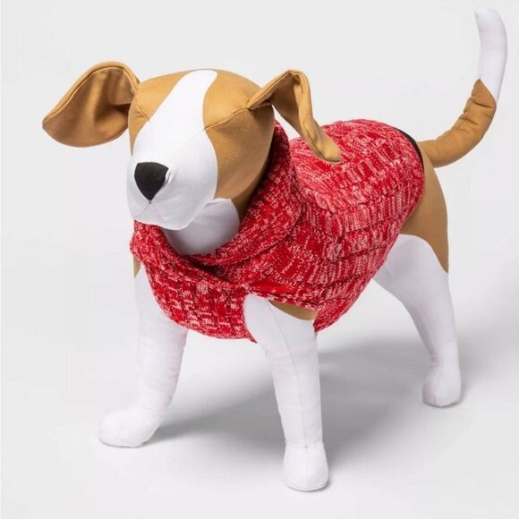 Dog Red Sweater NWOT Marled Warm Pets - Picture 6 of 6